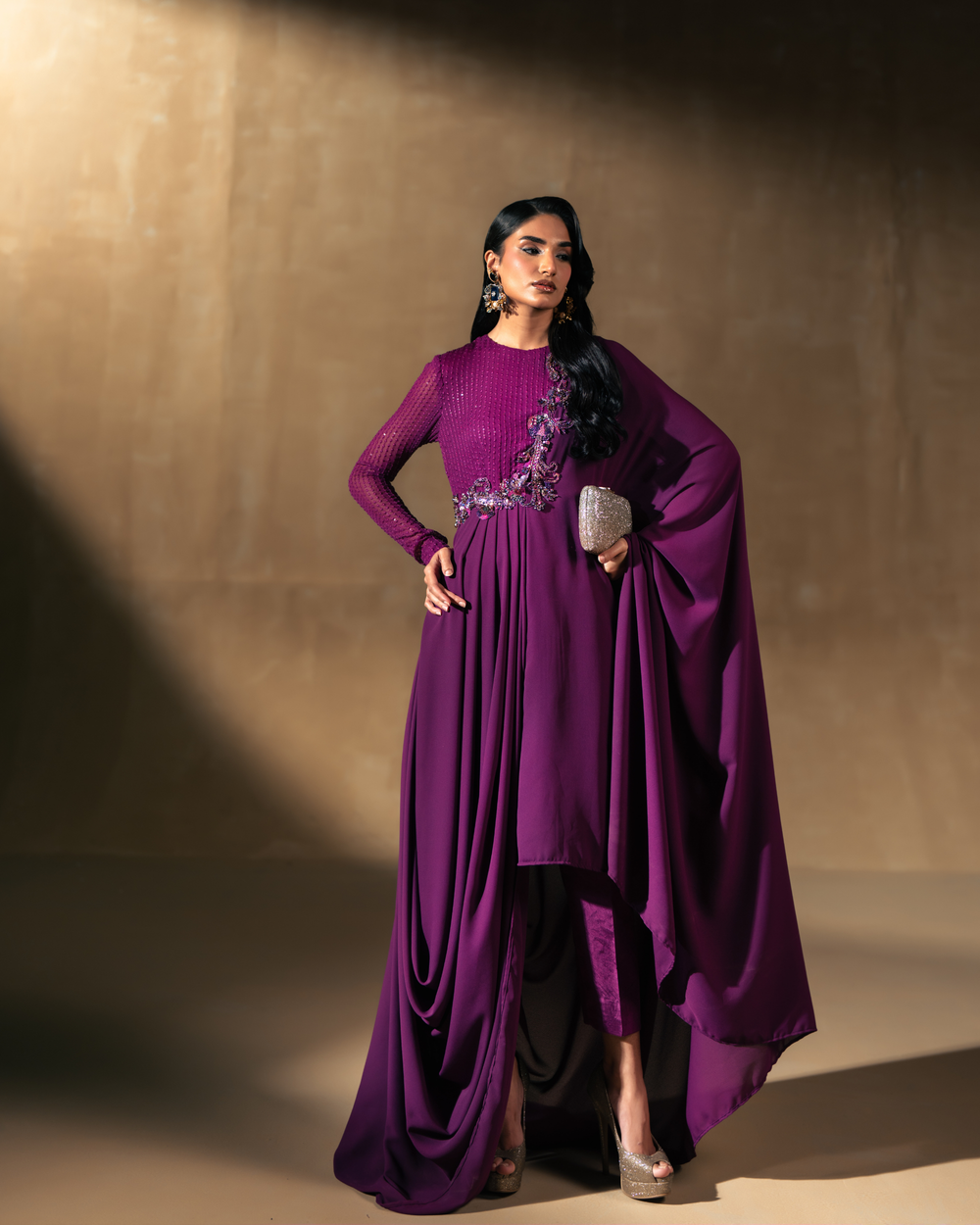 Vasal | Zyra Luxe Pret 26 | Divine drape by Vasal - Designer Dress  - Type : Ladies Clothes - Available at Libayah - 100% Original 