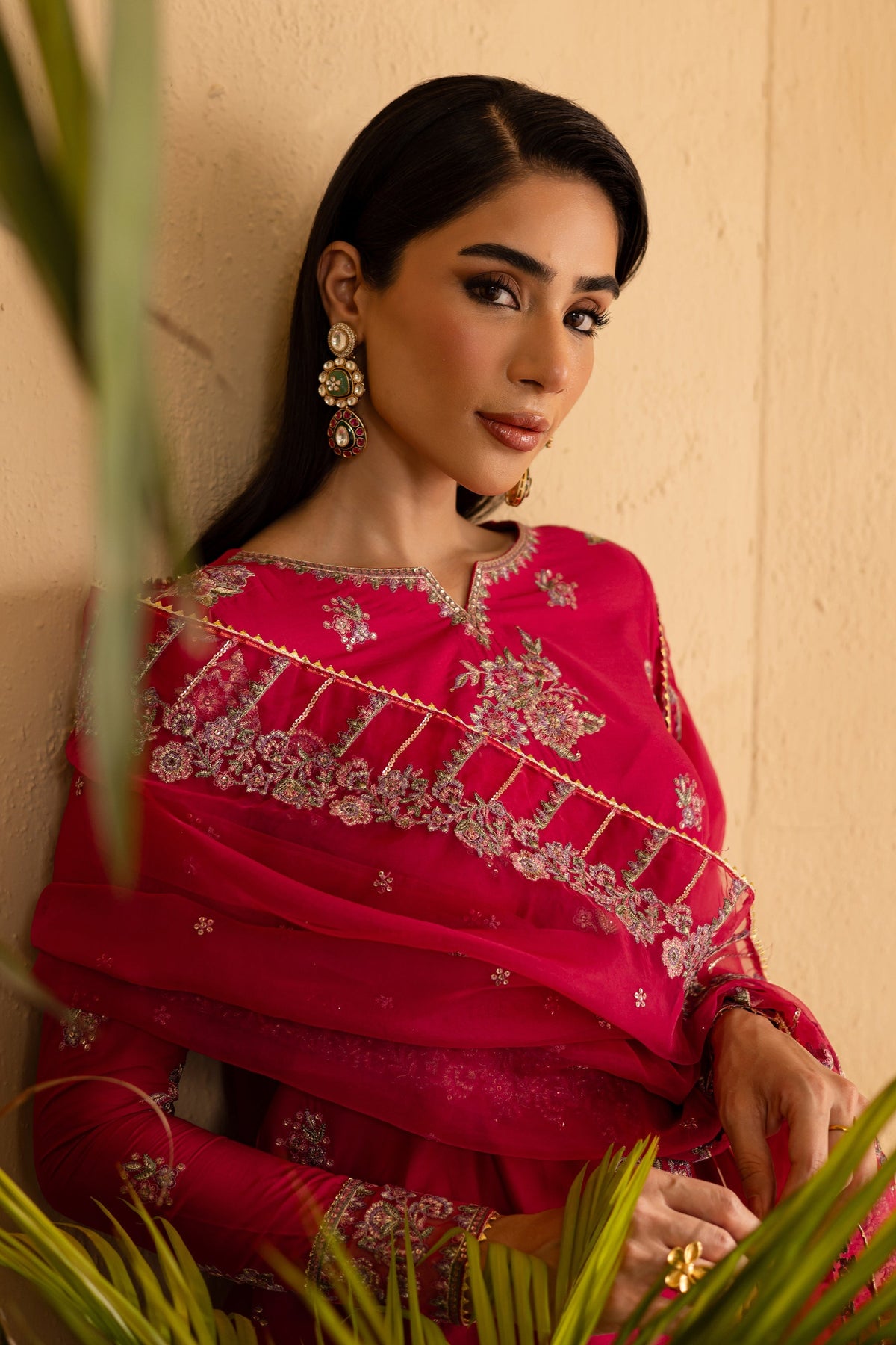 Batik | Nyra Embroidered Summer Solids | Zinnia by Batik - Designer Dress - Type: Ladies Clothes - Available at Libayah - 100% Original