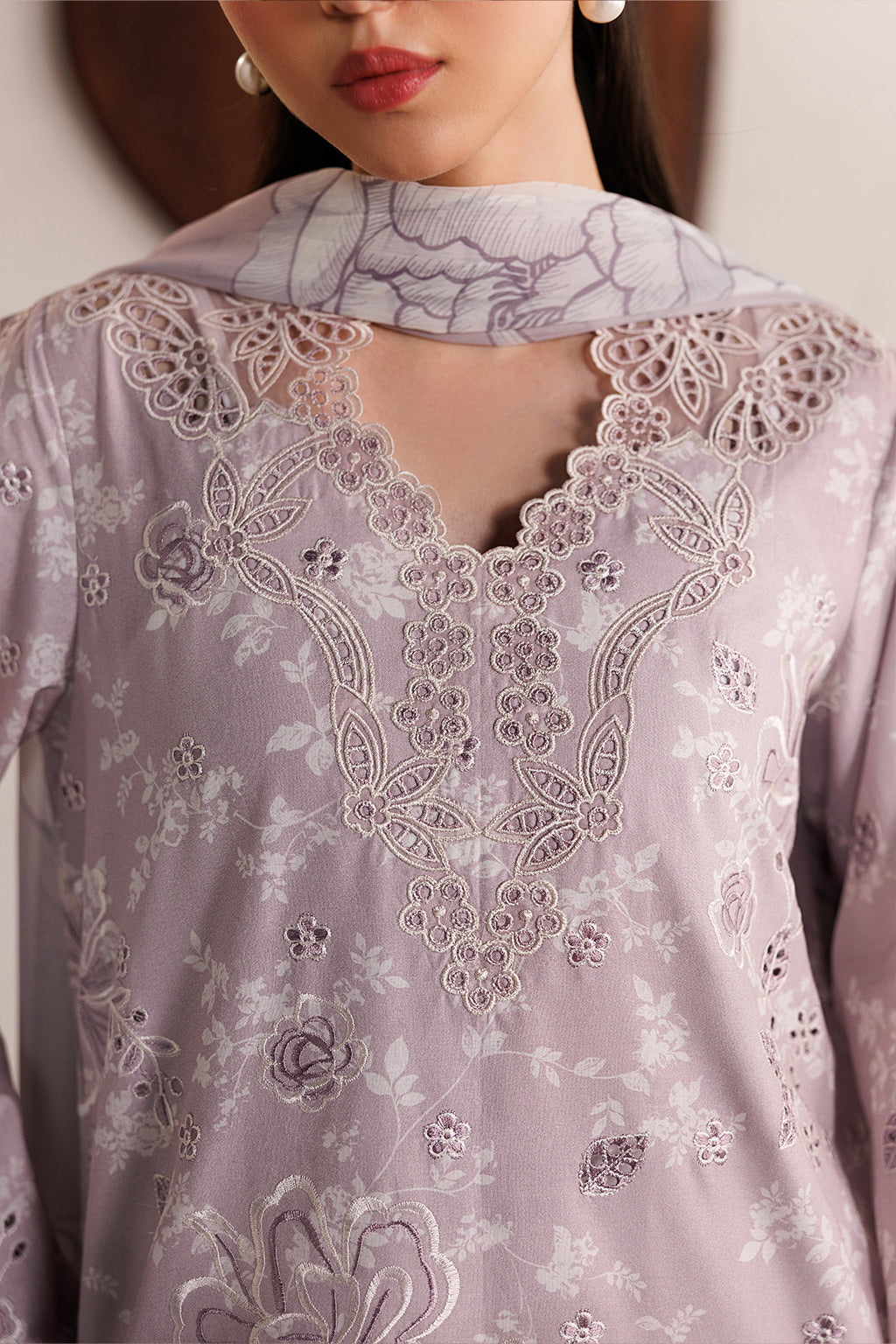 Iznik | Festive lawn 26 | IBE-07 Embroidered Lawn by Iznik - Designer Dress  - Type : Ladies Clothes - Available at Libayah - 100% Original 