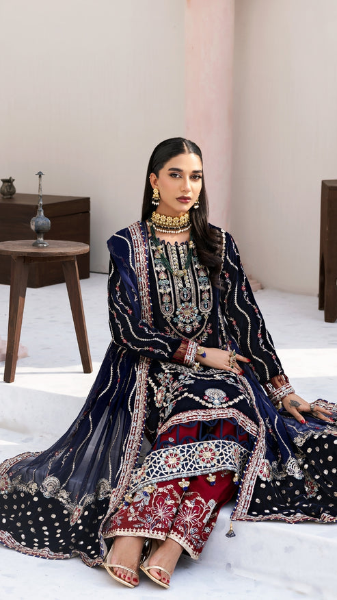 Zebtan | Andaz e Makhmal | ZAM-11 by Zebtan - Designer Dress - Type: Ladies Clothes - Available at Libayah - 100% Original