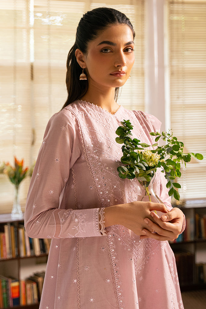 Cross Stitch | Mahiri Embroidered Lawn 24 | ROSY GLOW by Cross Stitch - Designer Dress - Type: Ladies Clothes - Available at Libayah - 100% Original