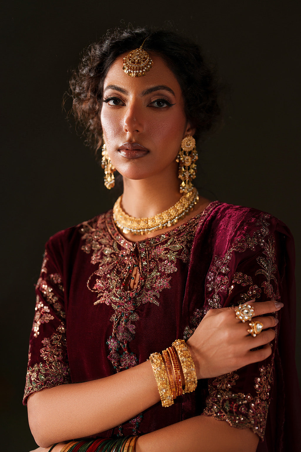Iznik | Velvet 25 | IV-71 Embroidered Velvet by Iznik - Designer Dress - Type : Ladies Clothes - Available at Libayah - 100% Original 