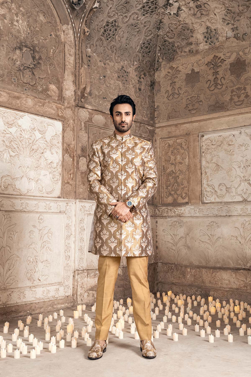 Pakistani Menswear | Mina Kashif | Meer by Libayah - Designer Dress - Type: Menswear - Available at Libayah - 100% Original