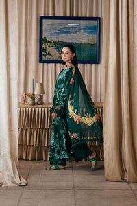Maryam Hussain | Luxury Lawn 26 Vol 2 | Maheer by Maryam Hussain - Designer Dress  - Type : Ladies Clothes - Available at Libayah - 100% Original 