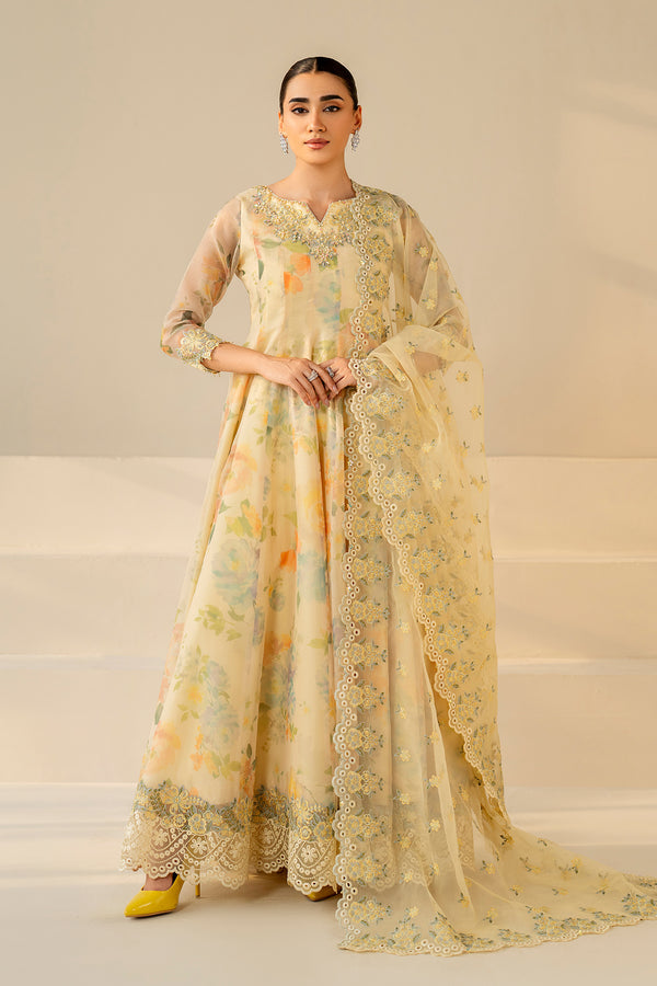 Baroque | Luxury Pret 25 | EMBROIDERED COTTON PATTI PR-1180 by Baroque - Designer Dress  - Type : Ladies Clothes - Available at Libayah - 100% Original 