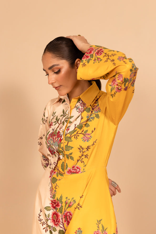 Fozia Khalid | Print Edit | Lumina by Fozia Khalid - Designer Dress - Type: Casuals - Available at Libayah - 100% Original