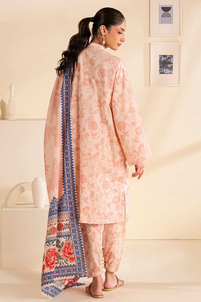 Cross Stitch | Daily Wear | PEACH DUST by Cross Stitch - Designer Dress - Type: Casuals - Available at Libayah - 100% Original