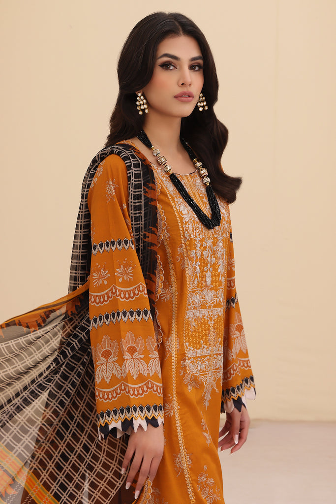 Charizma | Naranji Embroidered Lawn 24 | CN4-001 by Charizma - Designer Dress - Type: Ladies Clothes - Available at Libayah - 100% Original