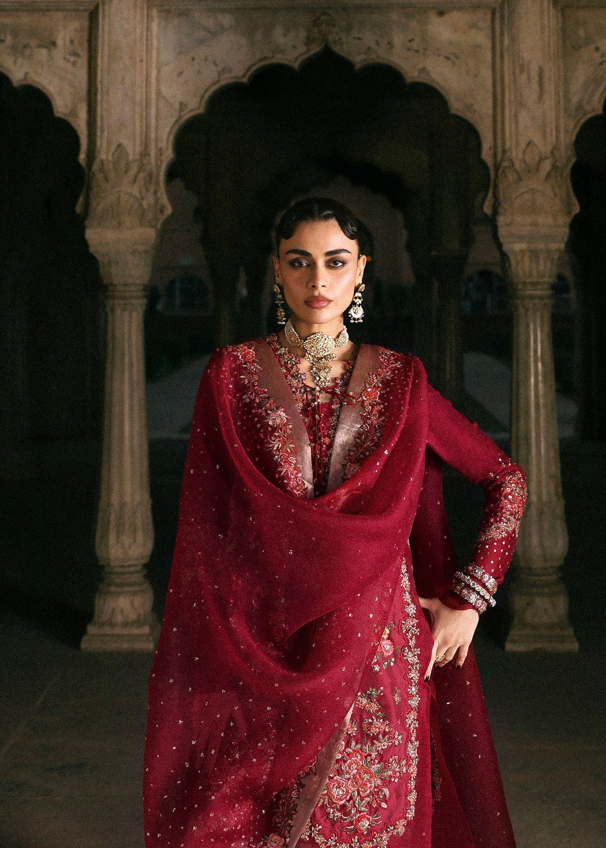 Hussain Rehar | Luxury Pret AW 25 | Berrique by Hussain Rehar - Designer Dress  - Type : Ladies Clothes - Available at Libayah - 100% Original 