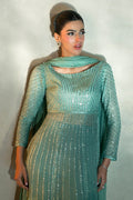Fahad Hussayn | Lawn Banger | Midnight Aura by Erum Khan - Designer Dress - Type: Ladies Clothes - Available at Libayah - 100% Original