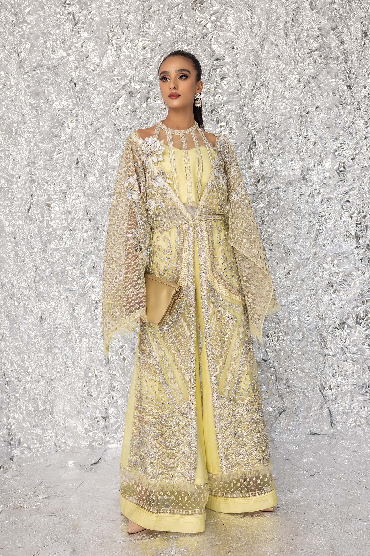 Mina Kashif | Luxury Pret | MK23-01 by Mina Kashif - Designer Dress - Type: Formal - Available at Libayah - 100% Original