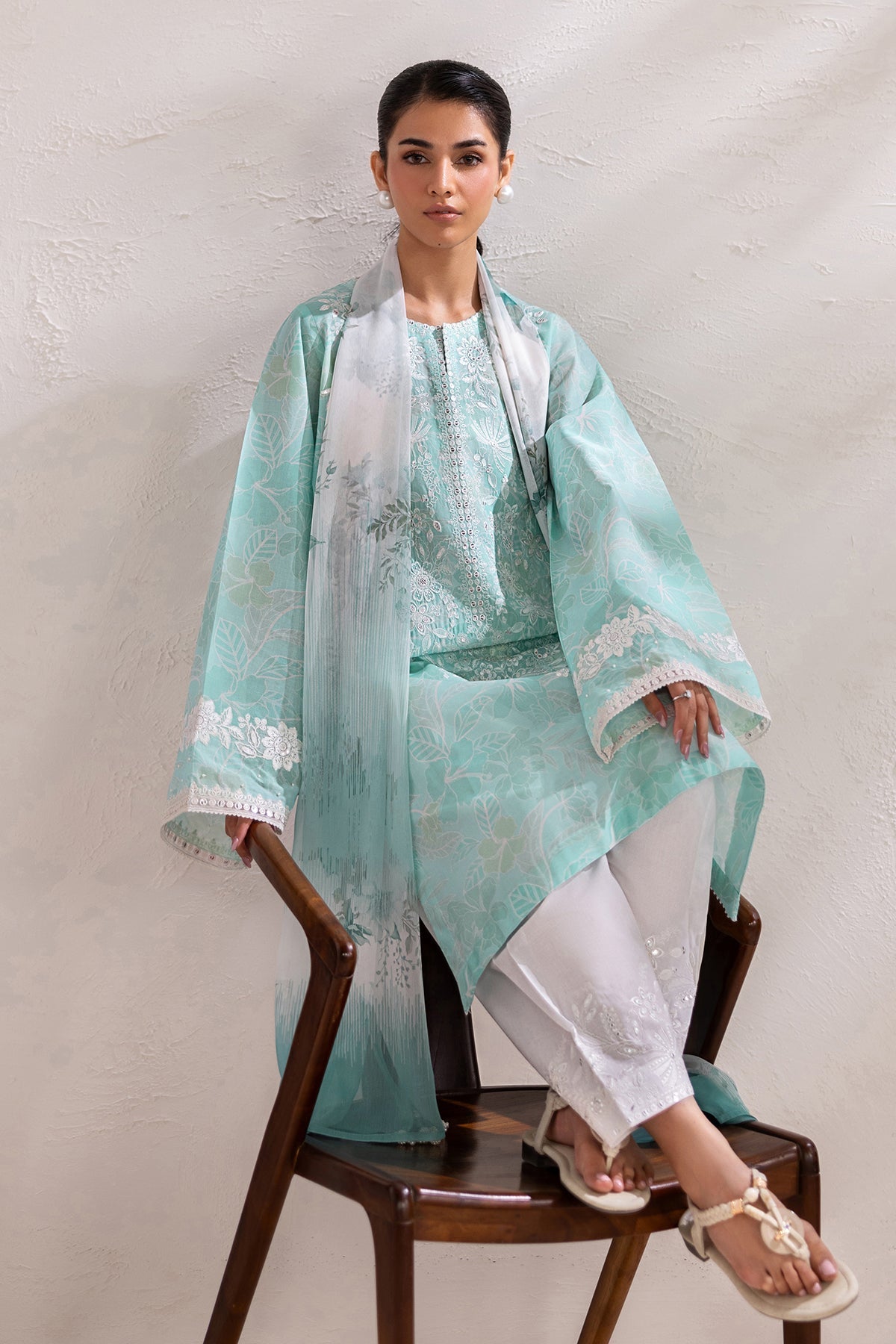 Baroque | Luxury Summer Pret | UF-4451 by Baroque - Designer Dress  - Type : Ladies Clothes - Available at Libayah - 100% Original 