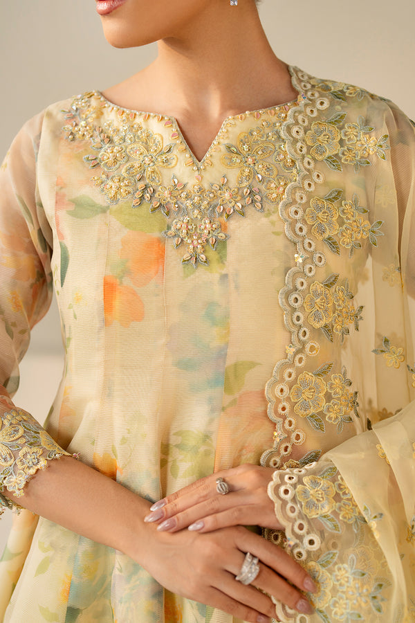 Baroque | Luxury Pret 25 | EMBROIDERED COTTON PATTI PR-1180 by Baroque - Designer Dress  - Type : Ladies Clothes - Available at Libayah - 100% Original 