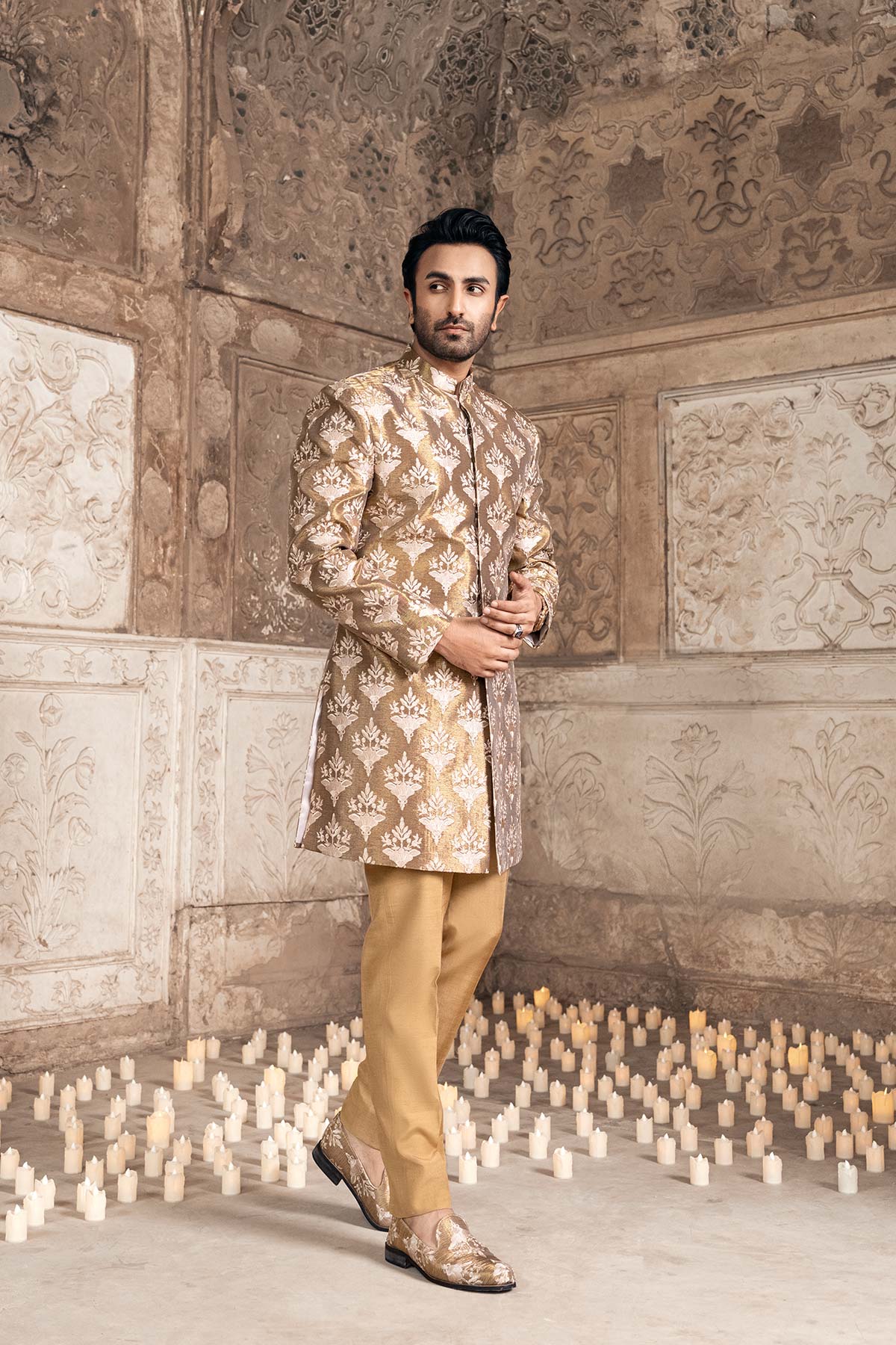 Pakistani Menswear | Mina Kashif | Meer by Libayah - Designer Dress - Type: Menswear - Available at Libayah - 100% Original