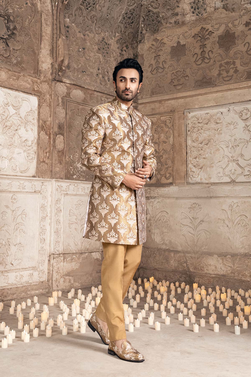 Pakistani Menswear | Mina Kashif | Meer by Libayah - Designer Dress - Type: Menswear - Available at Libayah - 100% Original