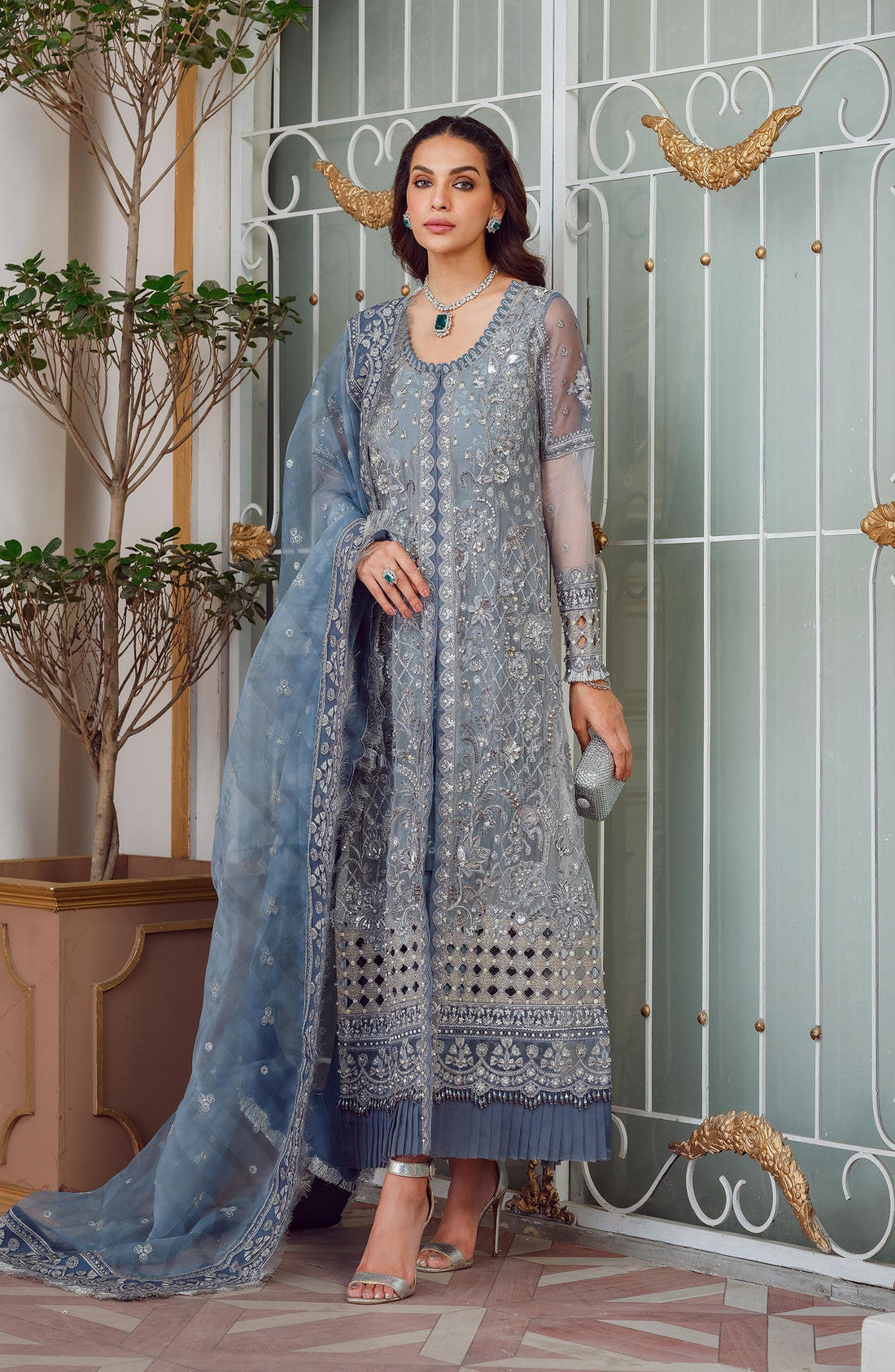 Mina Kashif | Luxury Pret | MK23-13-A/B by Mina Kashif - Designer Dress - Type: Formal - Available at Libayah - 100% Original