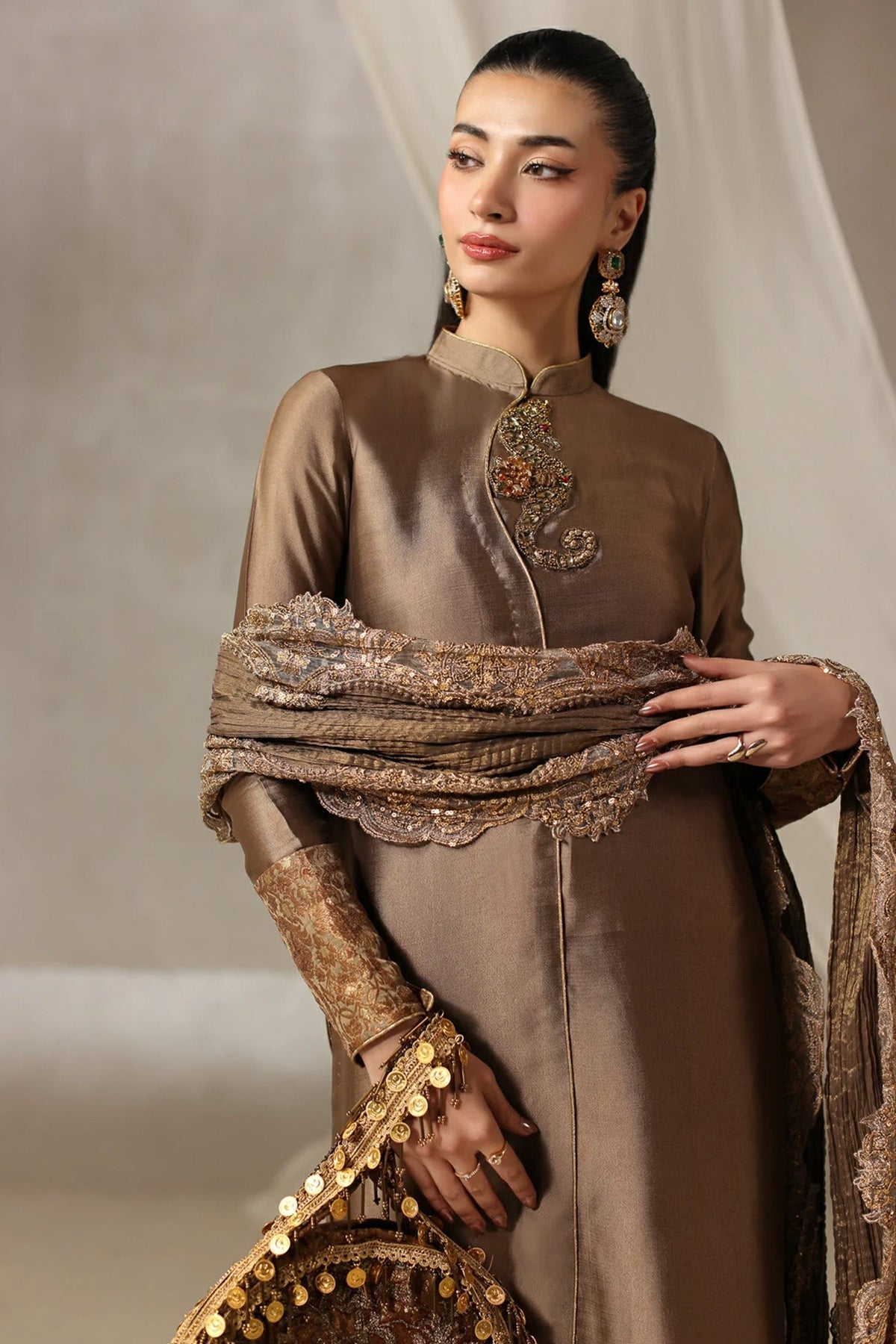 Musferah Saad | Into Twilight | Brûlee by Musferah Saad - Designer Dress  - Type : Ladies Clothes - Available at Libayah - 100% Original 