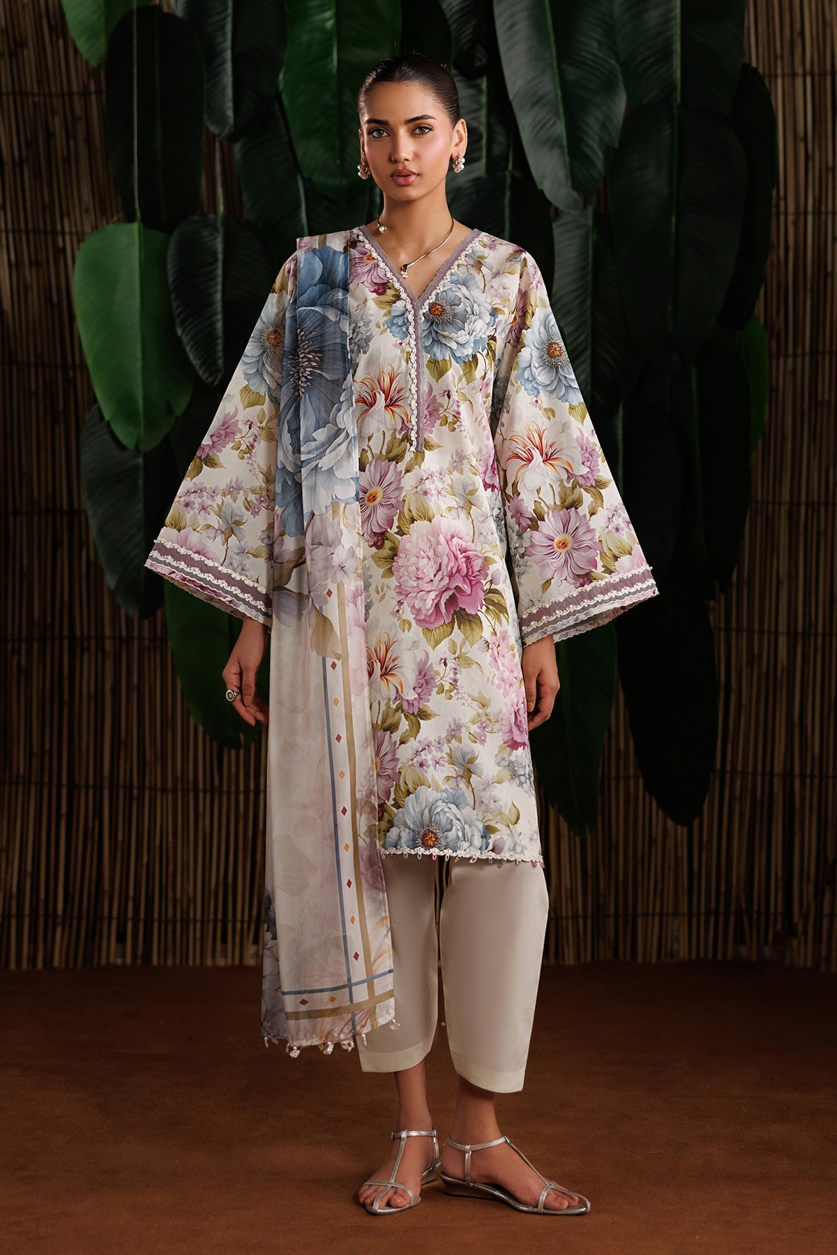 Baroque | Luxury Summer Pret | UF-4531 by Baroque - Designer Dress  - Type : Ladies Clothes - Available at Libayah - 100% Original 