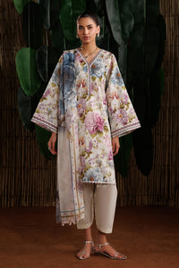 Baroque | Luxury Summer Pret | UF-4531 by Baroque - Designer Dress  - Type : Ladies Clothes - Available at Libayah - 100% Original 
