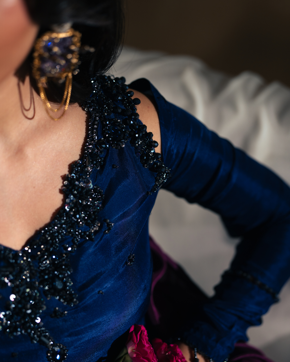 Vasal | Zyra Luxe Pret 26 | Sapphire drift by Vasal - Designer Dress  - Type : Ladies Clothes - Available at Libayah - 100% Original 