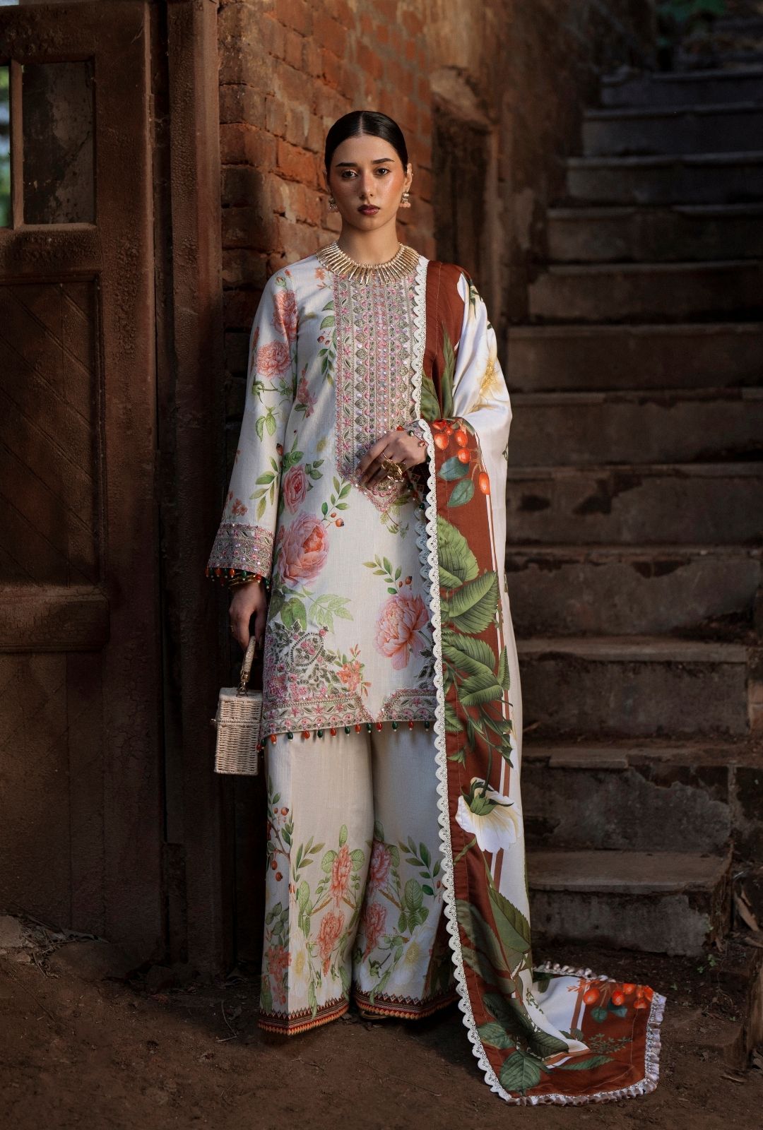 AJR Couture | Sard Sham | Zaib by AJR Couture - Designer Dress - Type : Ladies Clothes - Available at Libayah - 100% Original 