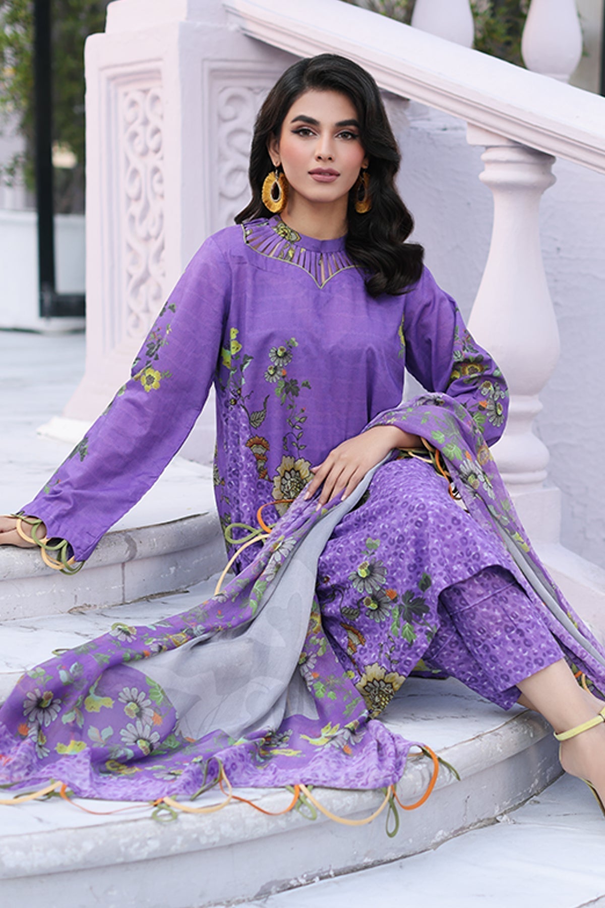 Charizma | Lawn Collection 24 | CPS4-02 by Charizma - Designer Dress - Type: Casuals - Available at Libayah - 100% Original