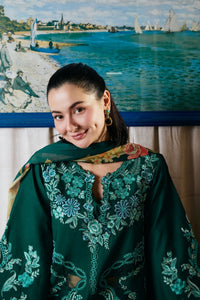 Maryam Hussain | Luxury Lawn 26 Vol 2 | Maheer by Maryam Hussain - Designer Dress  - Type : Ladies Clothes - Available at Libayah - 100% Original 