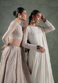 Zarqash | Lakhnawi Festive Chiffon 24 |  ZQL 006A MAYA by Zarqash - Designer Dress - Type: Ladies Clothes - Available at Libayah - 100% Original
