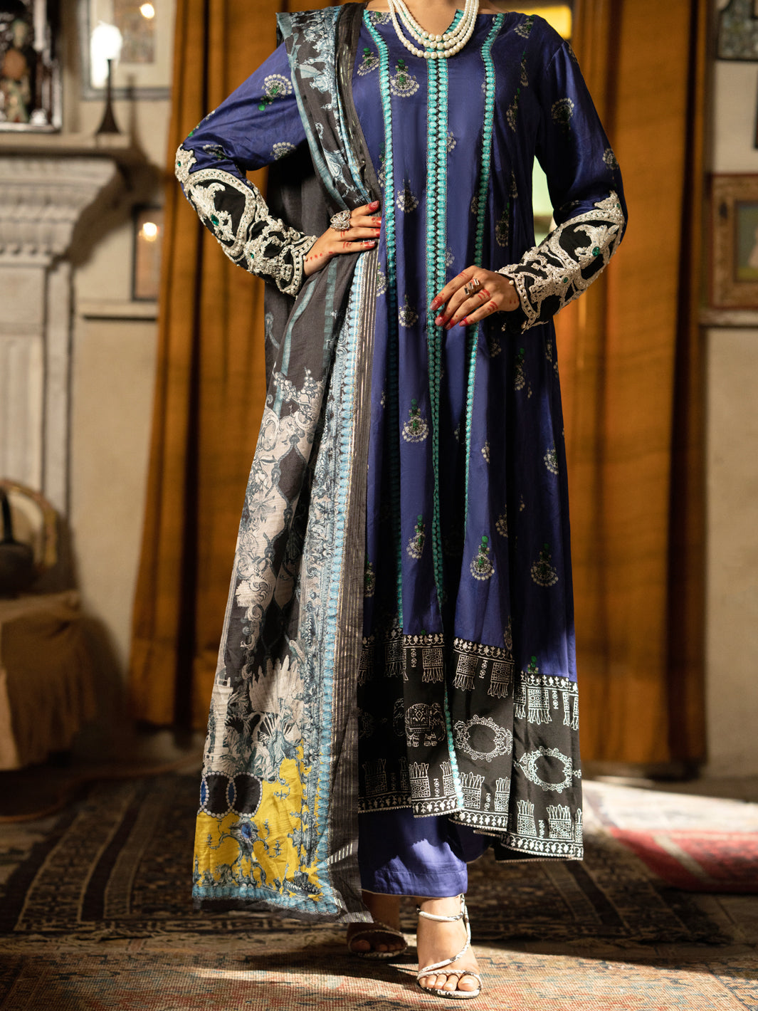 Almirah | Luxury Edit | AWP-3PS-562 by Almirah - Designer Dress - Type: Luxury - Available at Libayah - 100% Original