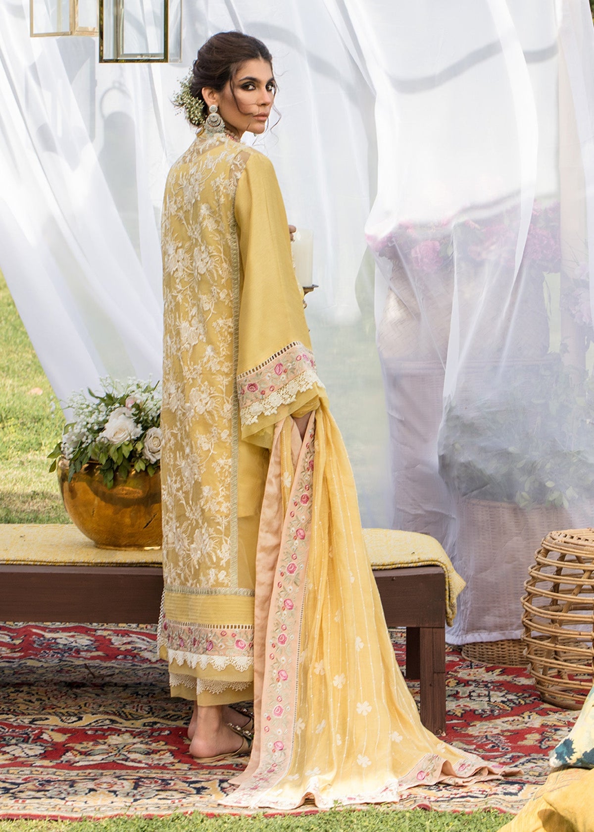 Saira Shakira | Luxury Pret | Sunshine by Saira Shakira - Designer Dress  - Type : Ladies Clothes - Available at Libayah - 100% Original 