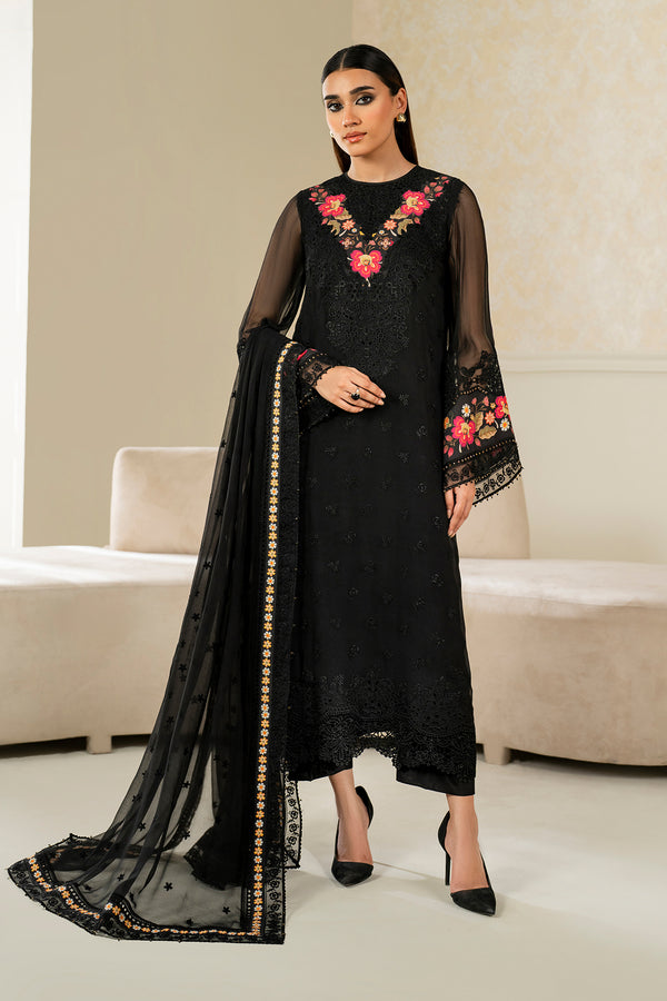 Baroque | Luxury Pret 25 | EMBROIDERED CHIFFON PR-1144 by Baroque - Designer Dress  - Type : Ladies Clothes - Available at Libayah - 100% Original 