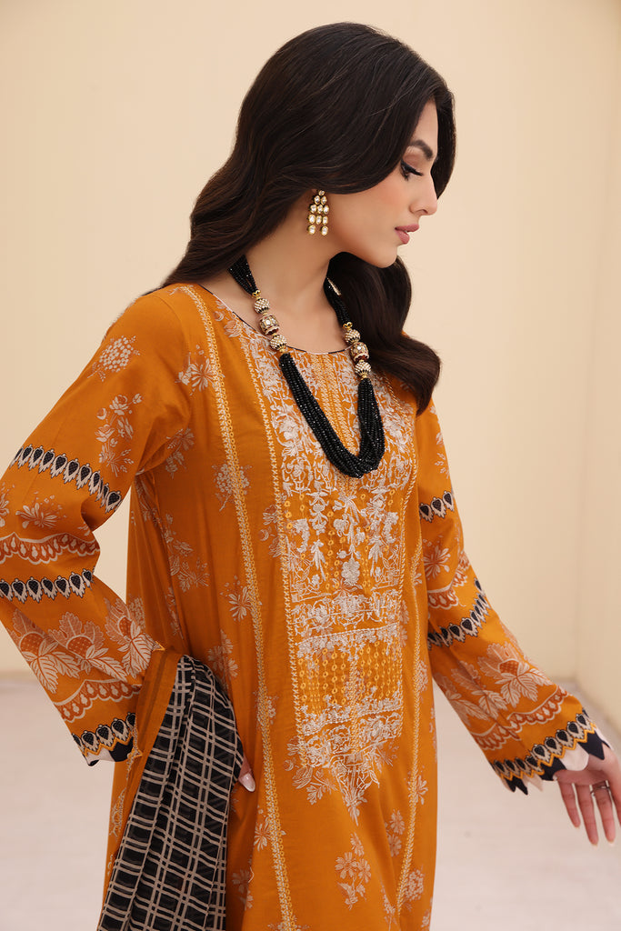 Charizma | Naranji Embroidered Lawn 24 | CN4-001 by Charizma - Designer Dress - Type: Ladies Clothes - Available at Libayah - 100% Original