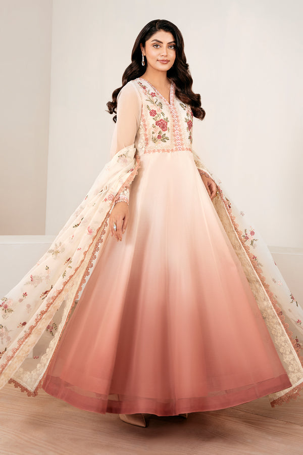 Baroque | Luxury Pret 25 | EMBROIDERED CHIFFON PR-1055 by Baroque - Designer Dress  - Type : Ladies Clothes - Available at Libayah - 100% Original 