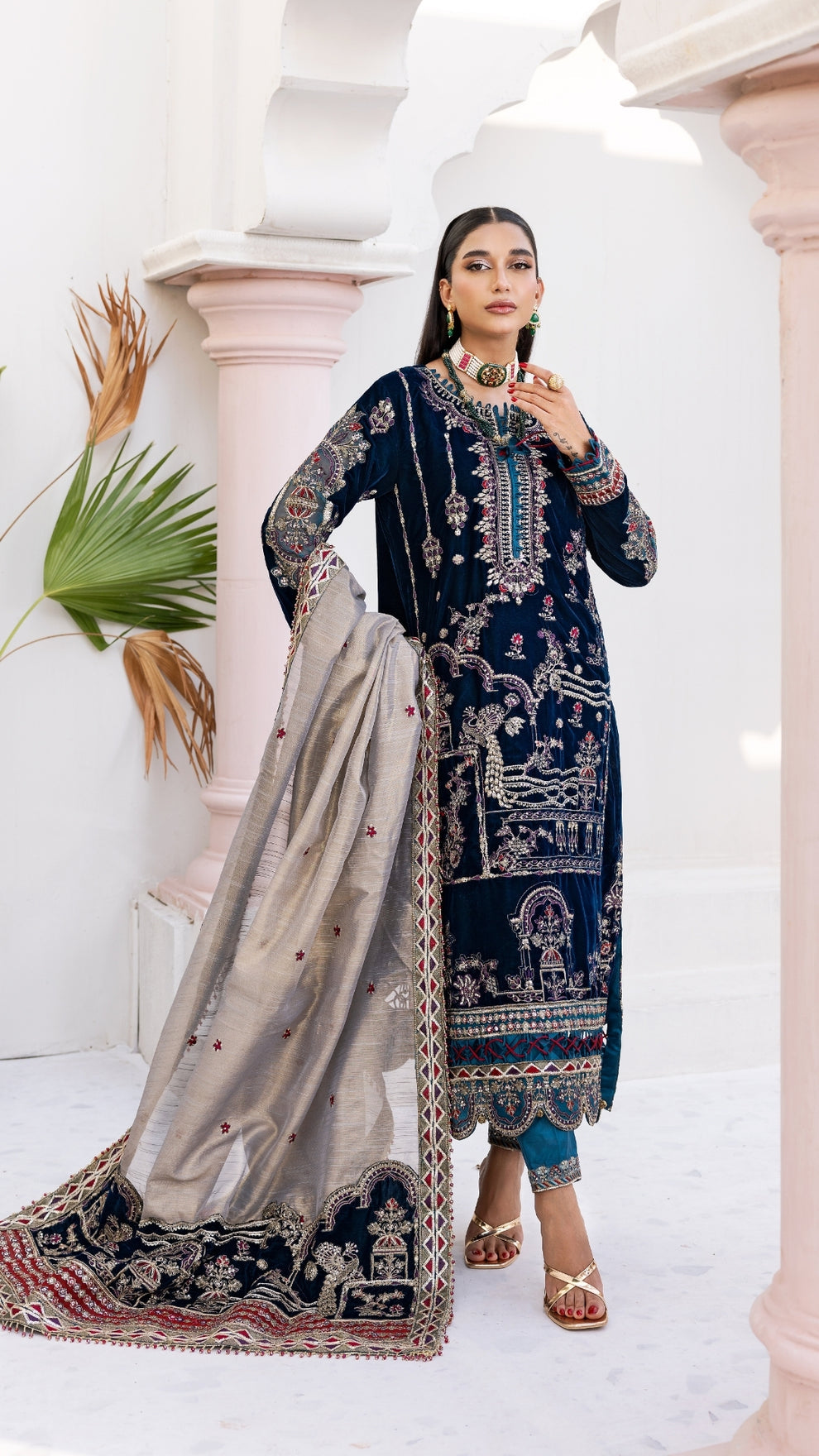 Zebtan | Andaz e Makhmal | ZAM-12 by Zebtan - Designer Dress - Type: Ladies Clothes - Available at Libayah - 100% Original