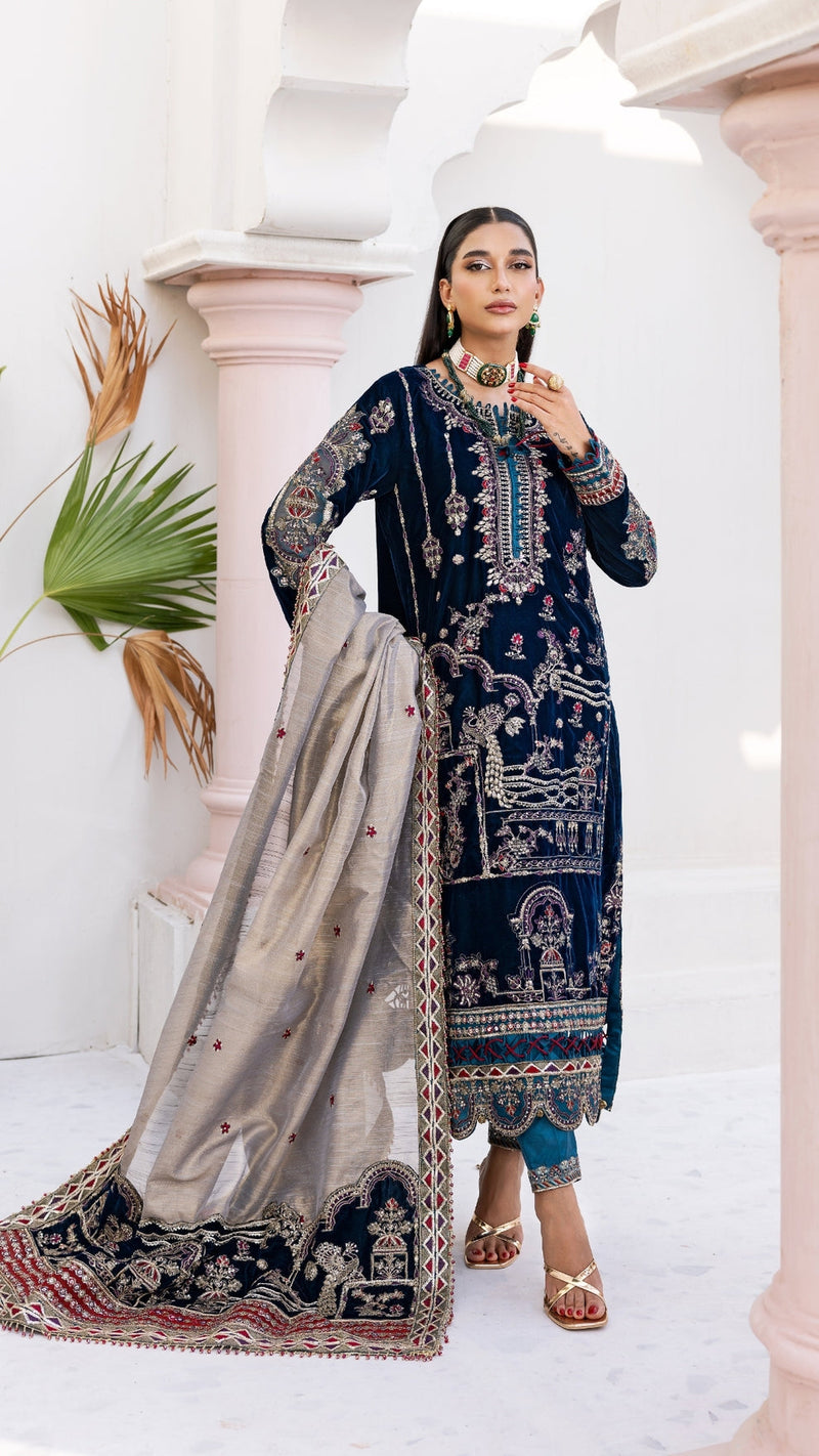 Zebtan | Andaz e Makhmal | ZAM-12 by Zebtan - Designer Dress - Type: Ladies Clothes - Available at Libayah - 100% Original