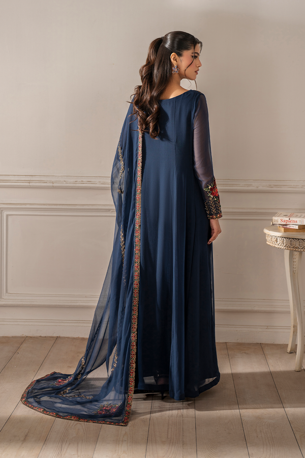 Iznik | Festive Formal |  UE-412 Embroidered Chiffon by Iznik - Designer Dress  - Type : Ladies Clothes - Available at Libayah - 100% Original 