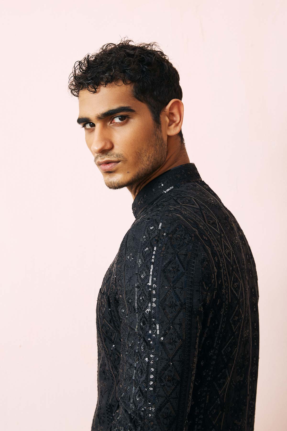 Pakistani Menswear | Mina Kashif | Devi by Libayah - Designer Dress - Type: Menswear - Available at Libayah - 100% Original