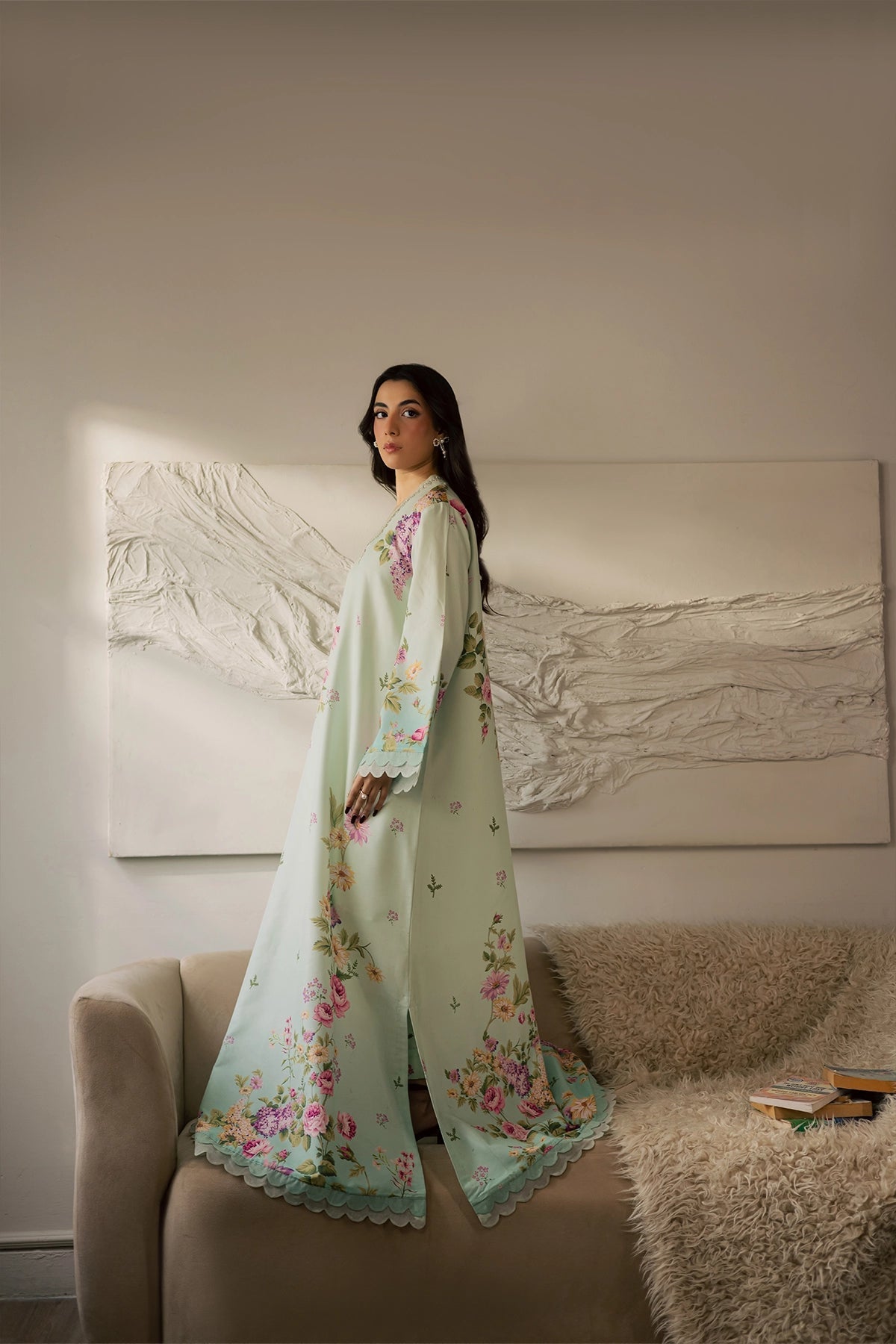 Afrozeh | Basic Pret 26 RTW | NACRE by Afrozeh - Designer Dress  - Type : Ladies Clothes - Available at Libayah - 100% Original 