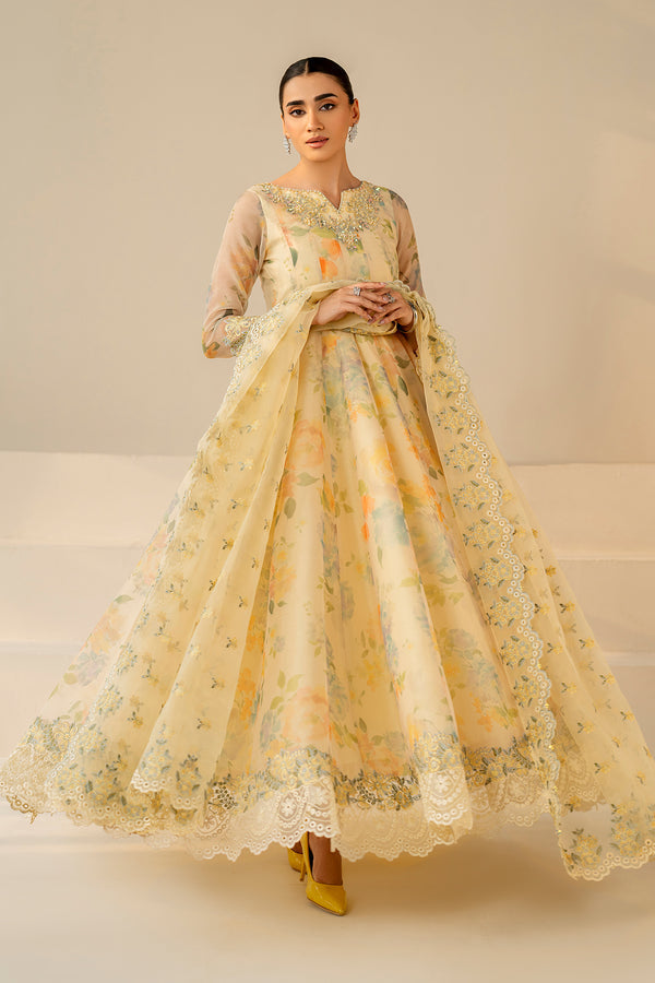 Baroque | Luxury Pret 25 | EMBROIDERED COTTON PATTI PR-1180 by Baroque - Designer Dress  - Type : Ladies Clothes - Available at Libayah - 100% Original 