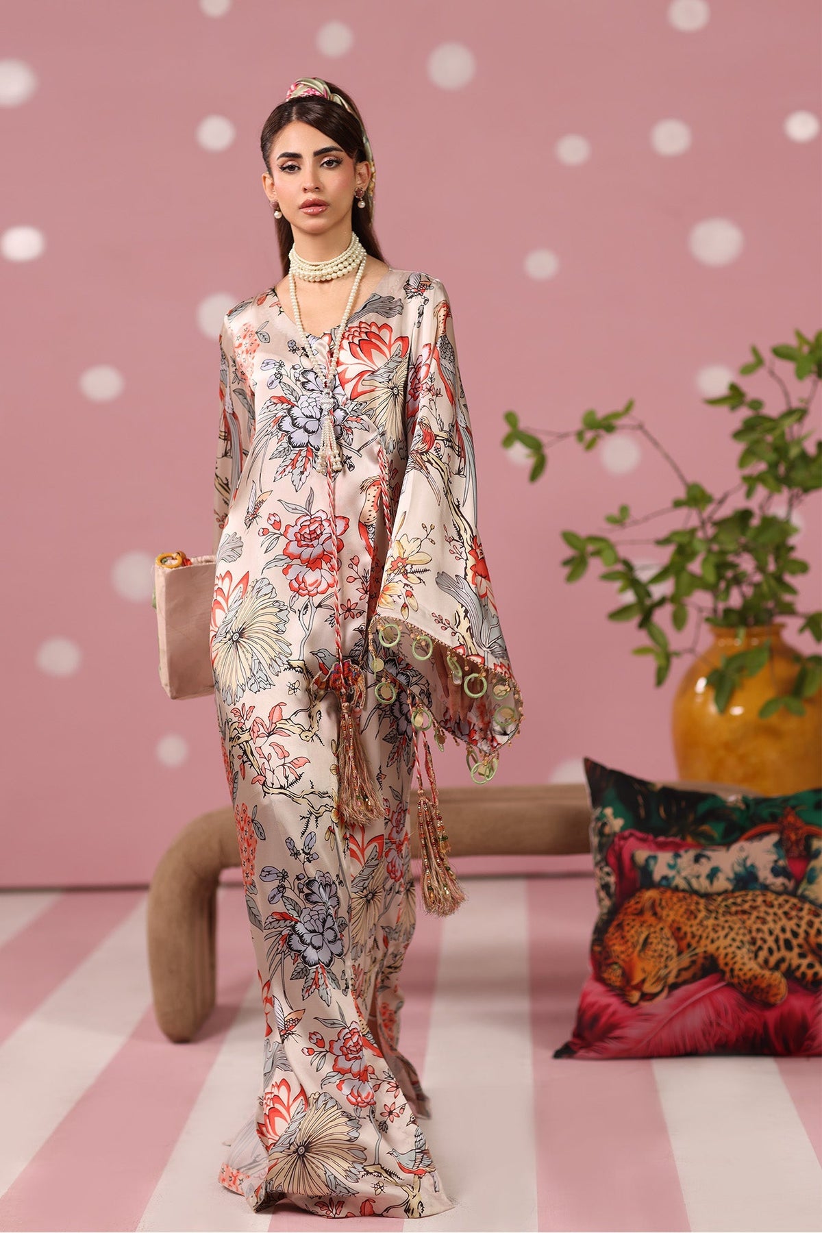 Musferah Saad | Resort Collection | Imperial Blossom by Musferah Saad - Designer Dress  - Type : Ladies Clothes - Available at Libayah - 100% Original 