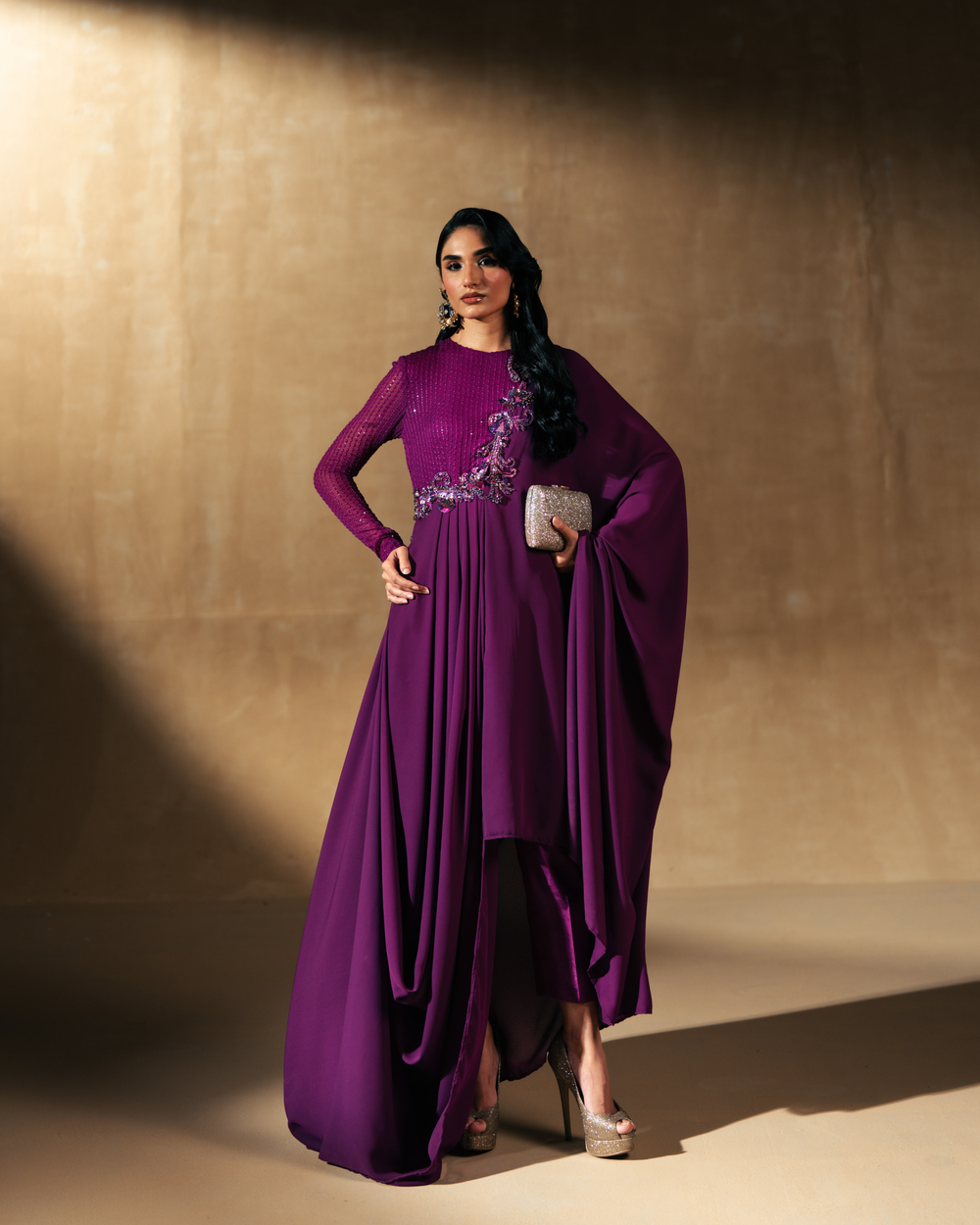Vasal | Zyra Luxe Pret 26 | Divine drape by Vasal - Designer Dress  - Type : Ladies Clothes - Available at Libayah - 100% Original 
