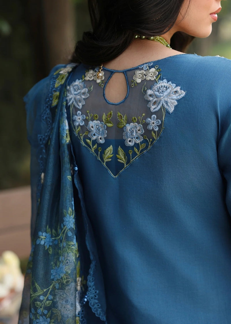 Sardinia | Tales of Petals | BLUE BLOSSOMS - Designer Dress - Type : Ladies Clothes - Available at Libayah - 100% Original
