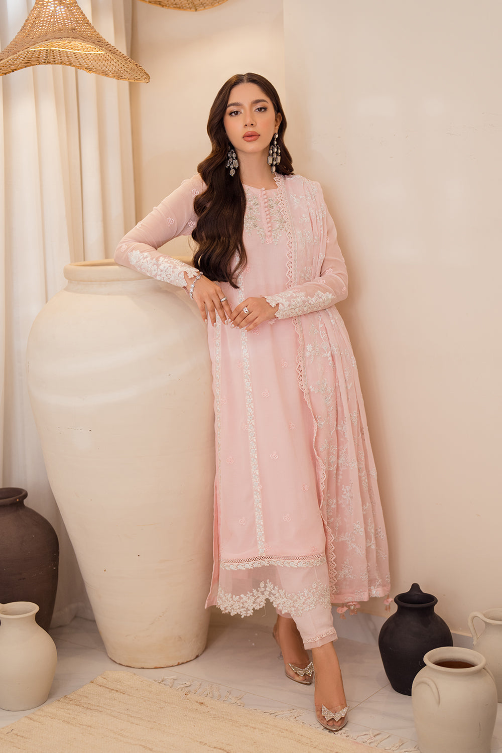 Altan | Amalia Festive Collection | Pink Delight by Azure - Designer Dress - Type: Ladies Clothes - Available at Libayah - 100% Original