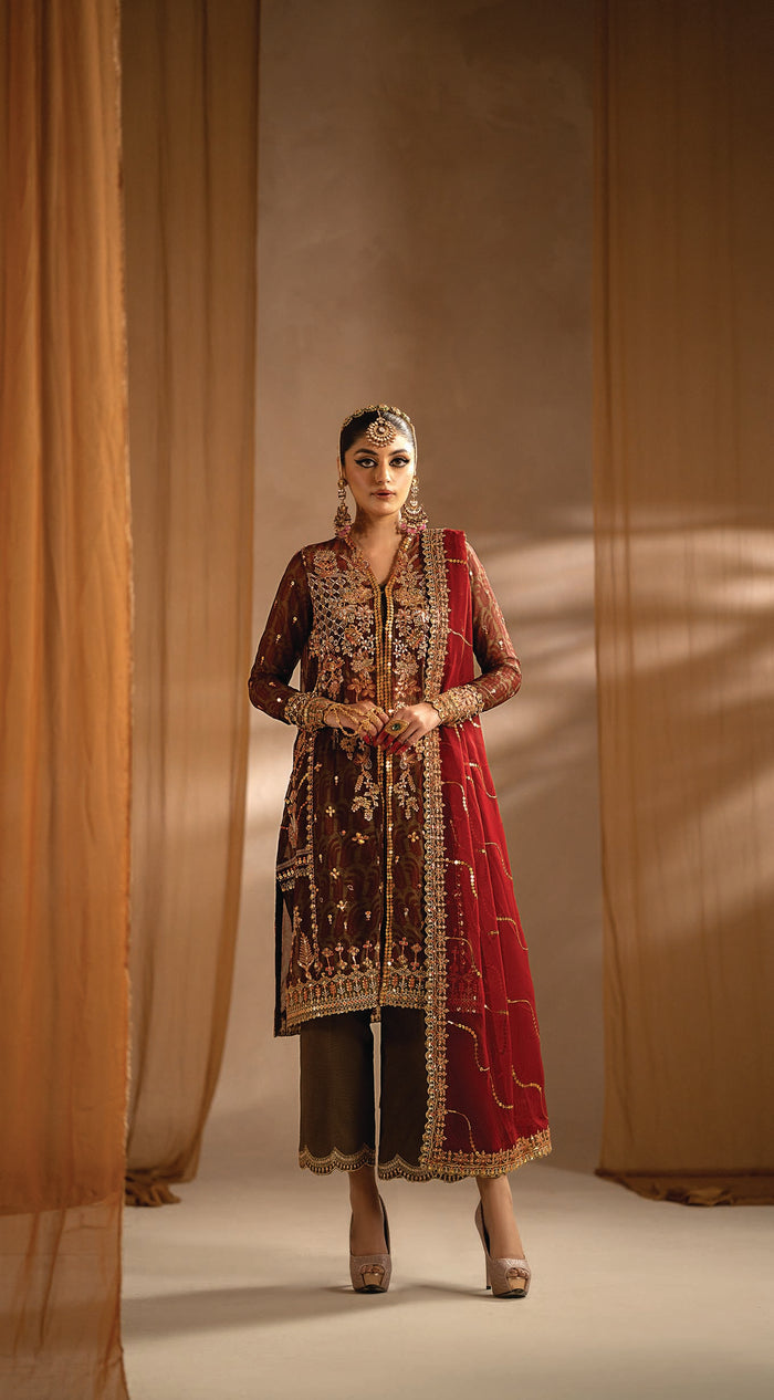 Myeesha | Nayab Formals | Yaqoot by Myeesha - Designer Dress - Type: Ladies Clothes - Available at Libayah - 100% Original