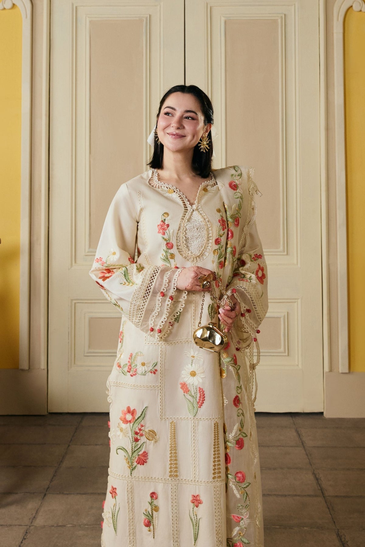 Maryam Hussain | Luxury Lawn 26 Vol 2 | Hala by Maryam Hussain - Designer Dress  - Type : Ladies Clothes - Available at Libayah - 100% Original 