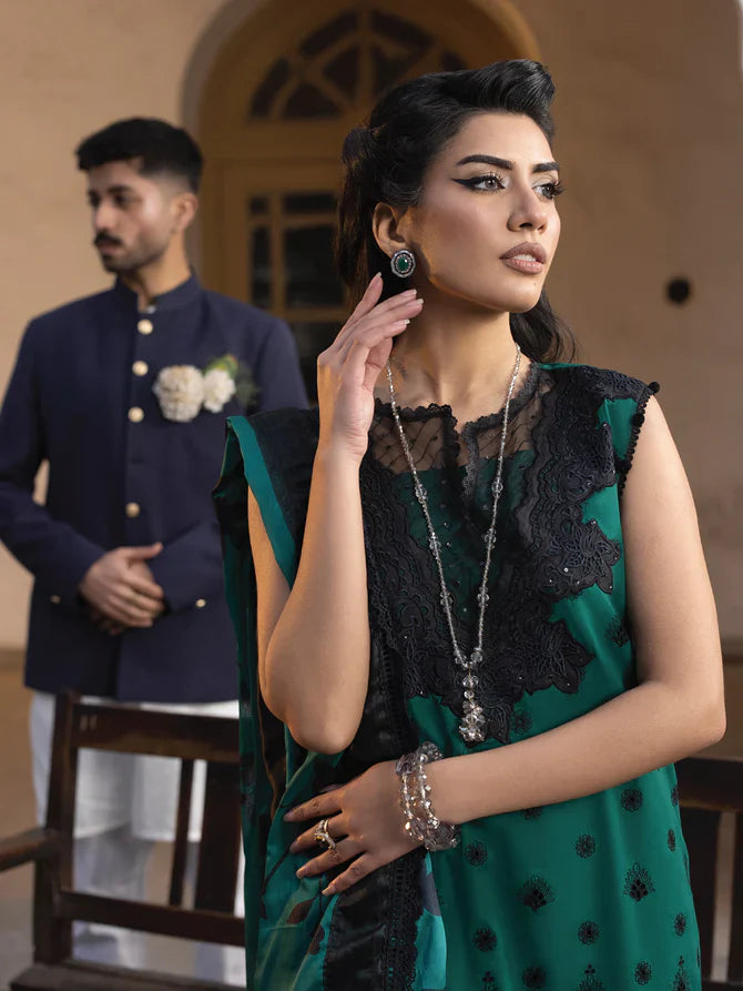 Faiza Faisal | Maya Luxury Lawn | Jaana by Faiza Faisal - Designer Dress - Type: Ladies Clothes - Available at Libayah - 100% Original