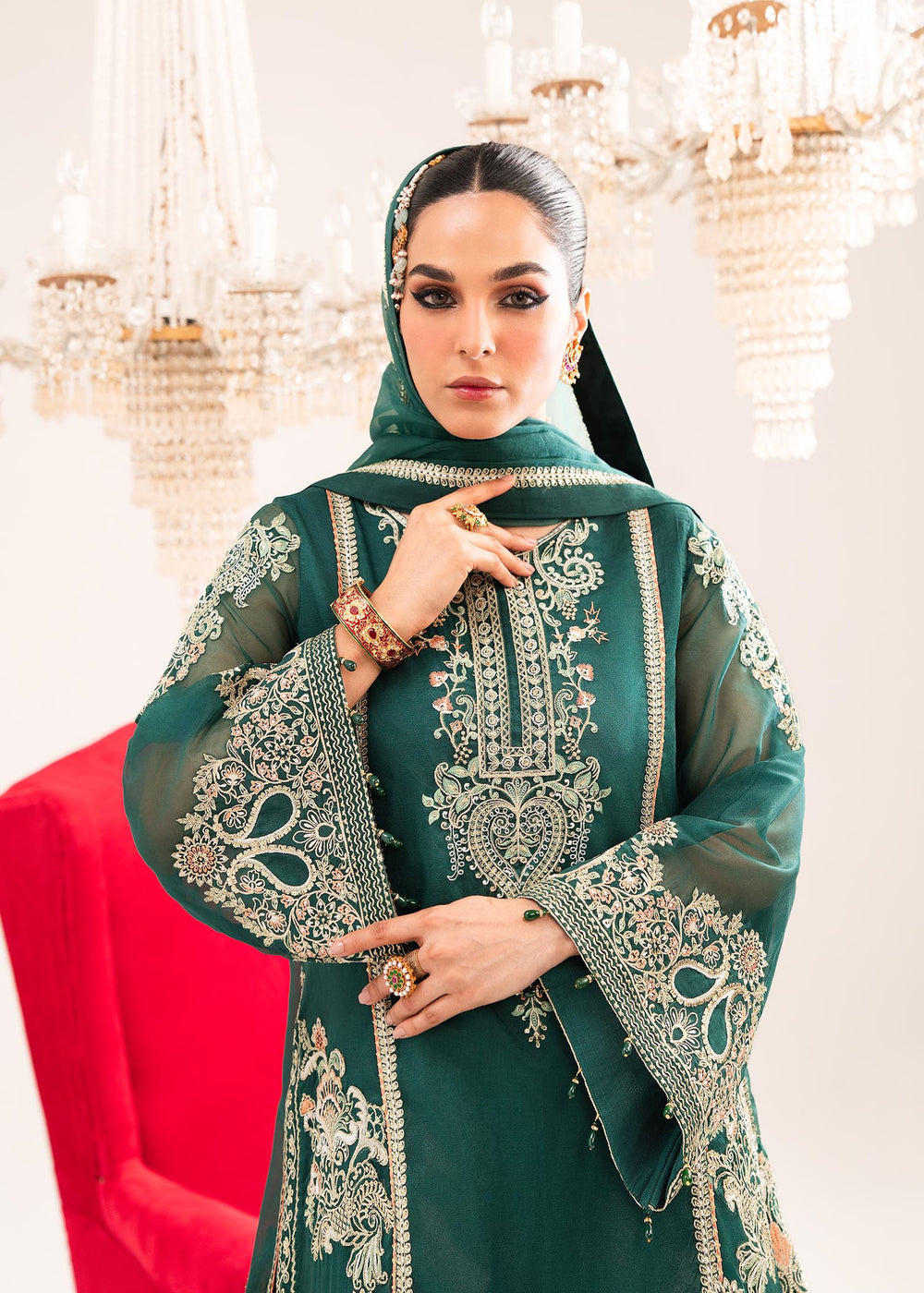 Dastoor | Sajni Luxury Eid Collection 24 | Mehrmaa by Dastoor - Designer Dress - Type: Ladies Clothes - Available at Libayah - 100% Original