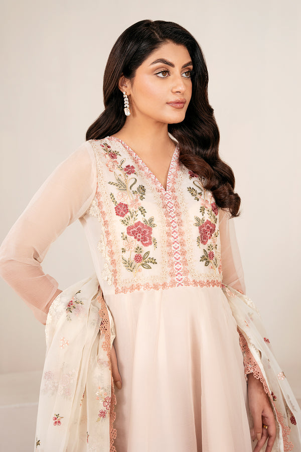 Baroque | Luxury Pret 25 | EMBROIDERED CHIFFON PR-1055 by Baroque - Designer Dress  - Type : Ladies Clothes - Available at Libayah - 100% Original 