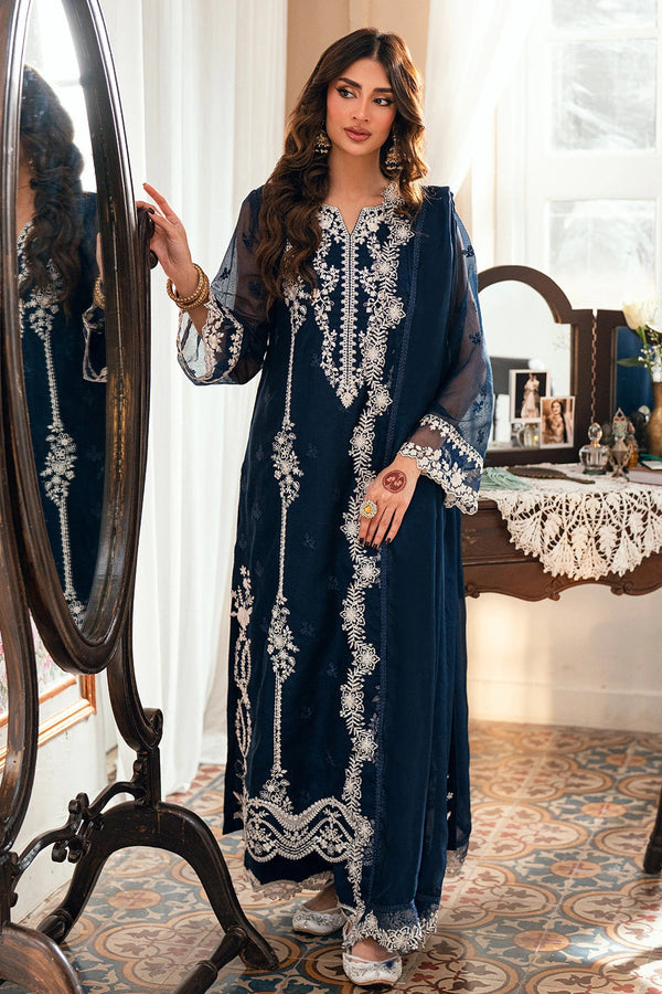 Azure | Eid Drop | Stellar Blue - by Libayah - Registered Vendor of : Azure - 100% Original Designer Dress