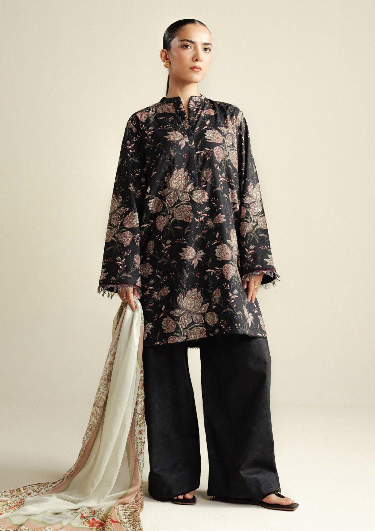Zara Shahjahan | Coco Prints 25 | Daisy-8B by Zara Shahjahan - Designer Dress  - Type : Ladies Clothes - Available at Libayah - 100% Original 
